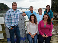 people in front of ocean