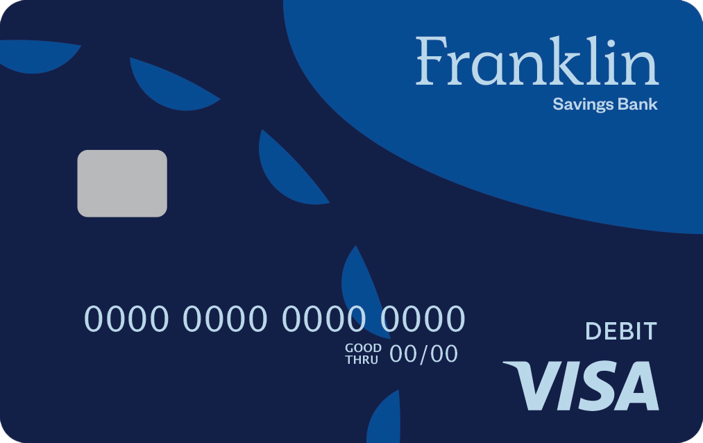 example of franklin savings bank visa debit card